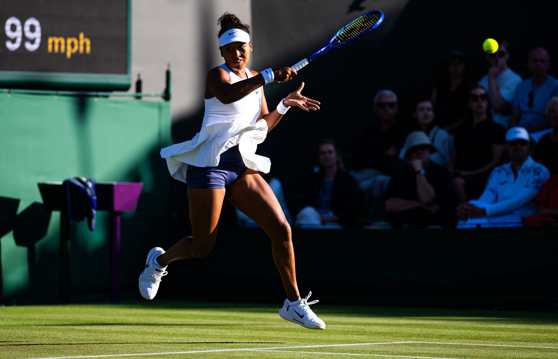Osaka in action at Wimbledon 2025 (Image Source: Getty)